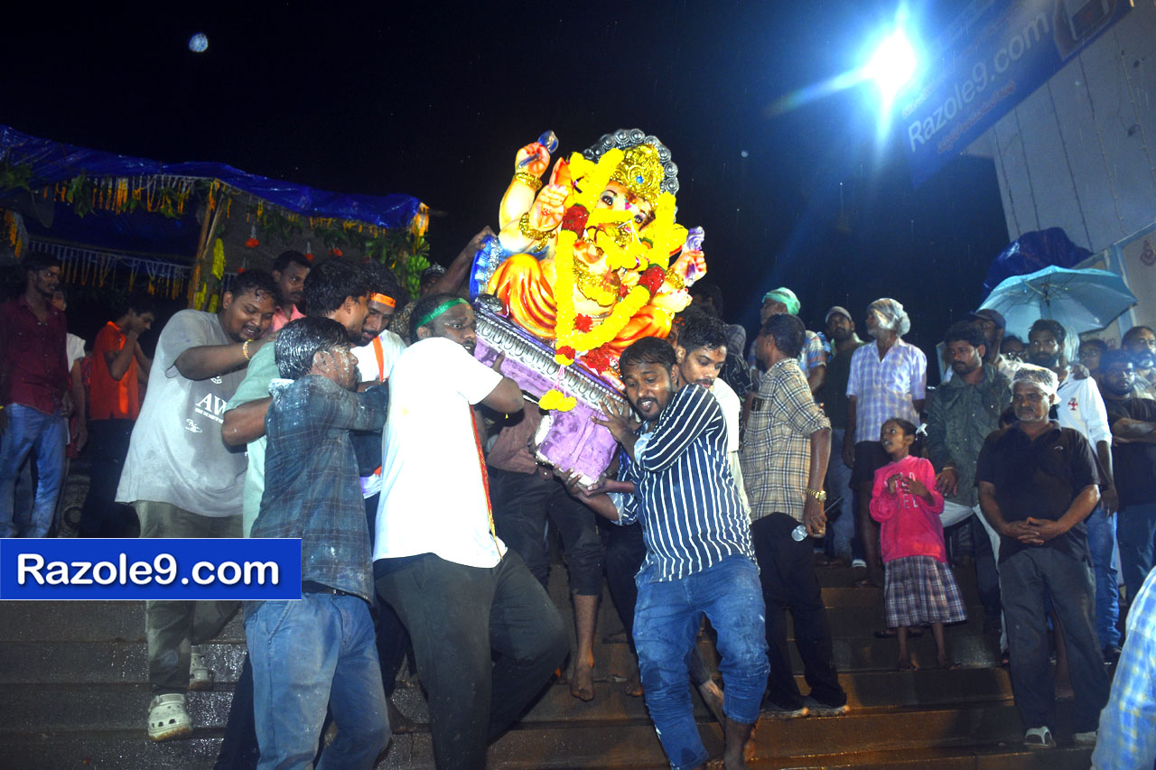 Razole Taluka Ganesh Nimajjanam